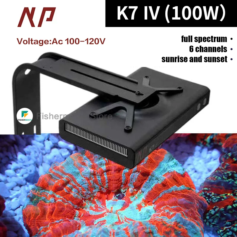 Marine Aquarium Led Lights - Noo-Psyche K7 PRO IV 100W Coral