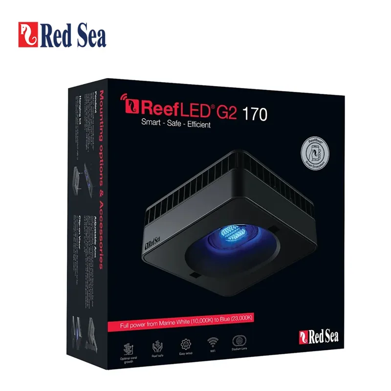 RedSea ReefLED G2 60/115/170 N - đánh giá và giá Marine Aquarium Led Lights