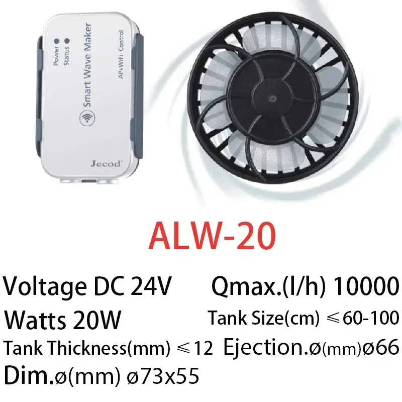Jebao Jecod New ALW Series WIF - đánh giá và giá Powerhead Wave Maker