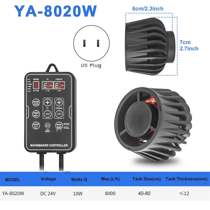 NEW Fish Magnetic Aquarium Wav - đánh giá và giá Powerhead Wave Maker