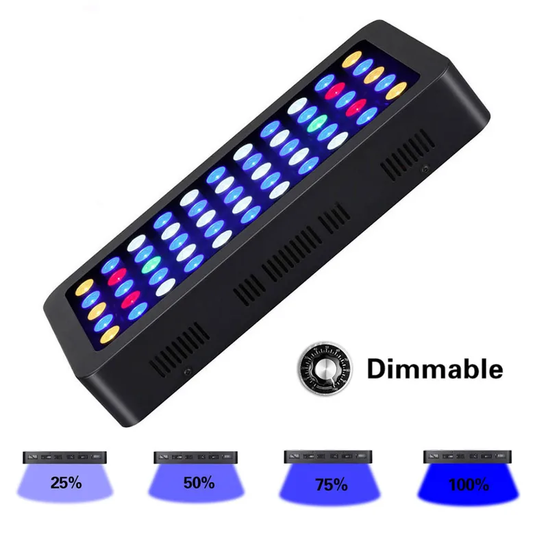 165W LED Aquariums Light Dimma - đánh giá và giá Marine Aquarium Led Lights