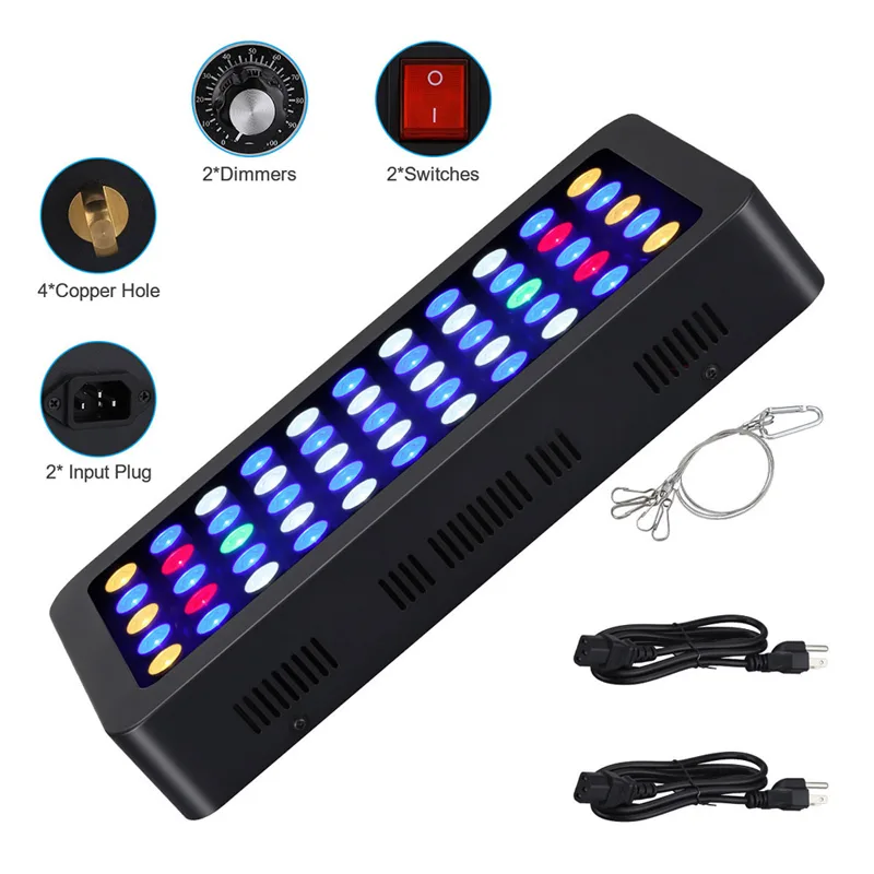 165W LED Aquariums Light Dimma - đánh giá và giá Marine Aquarium Led Lights