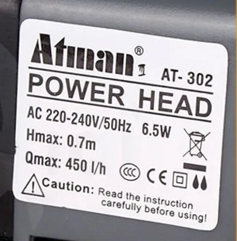 Atman at-nhấn chìm bơm, máy bơ - đánh giá và giá Aquarium Marine Color